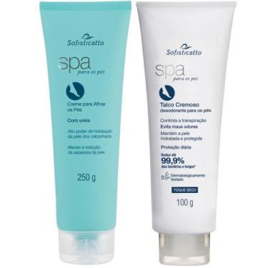 Imagem de Kit Hidratação Ureia e Creme Desodorante Pé Evita Mau Odor - Sofistica