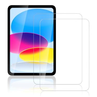 Imagem de SEVROK Pacote com 2 protetores de tela de vidro temperado para iPad de 10 polegadas, modelo 2020, 10ª geração, compatível com Apple Pencil, compatível com capas