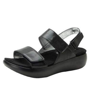 Imagem de Sandália feminina de couro Bailee da Alegria, Tinta, 9.5-10