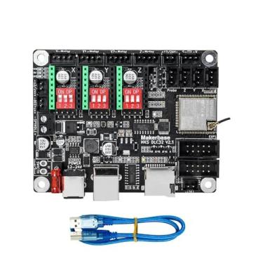 Imagem de YUTREES GRBL Shield Laser Control Card MKS DLC32 V2.1 TS35 LCD CNC Upgrade Controller para Mini Impressora Máquina de Marcação e Gravação (Package*1)