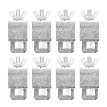 Imagem de 8pcs Kit de Braçadeira de Soldagem de Bunda Automática - Cor de Soldagem de Alumínio Prateado Em Cor de Alumínio