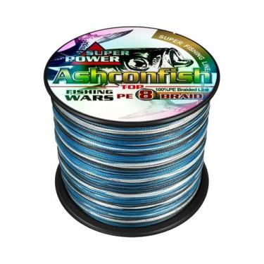 Imagem de Linha De Pesca Trançada De 8 Fios 1000M 6-300LB Ashconfish PE Multifil