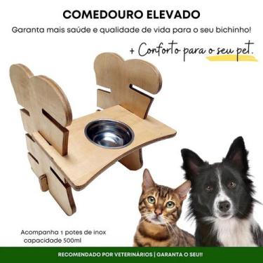 Imagem de Comedouro e Bebedouro Regulável para CACHORRO 500ml - ECO.START