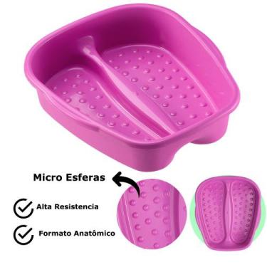 Imagem de Bacia Para Pés Pedicure Salão de Beleza Multiuso Relaxamento Compact C
