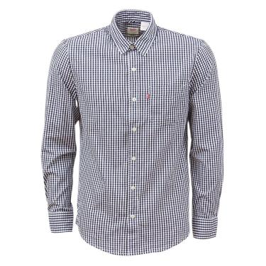 Imagem de Camisa Masculina Manga Longa Xadrez Preta Levi`s 37762