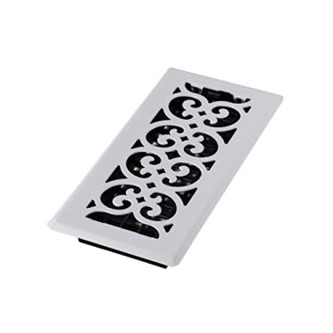 Imagem de Decor Grates FS410-WH Cadastro de chão, 10 polegadas por 25 polegadas, branco