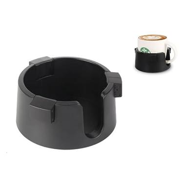 Imagem de Suporte de copo ajustável à prova de derramamento, suporte de copo magnético, adequado para trator, cortador de grama, empilhadeira, esteira e outros produtos de ferro (1 peça preta)