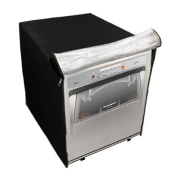 Imagem de CAPA PARA LAVA LOUÇA BRASTEMP 8 SERVIÇOS TRANSPARENTE FLEX (Preto)