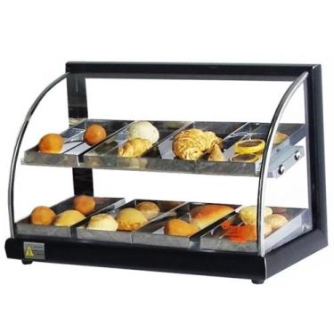 Imagem de AD8 - Estufa Alfa para salgados de 8 bandejas Dupla Preta - 127V - Ome