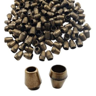 Imagem de Ponteira Para Biquini e Cordões 13mm Ouro Velho - 100 unidades - Inova