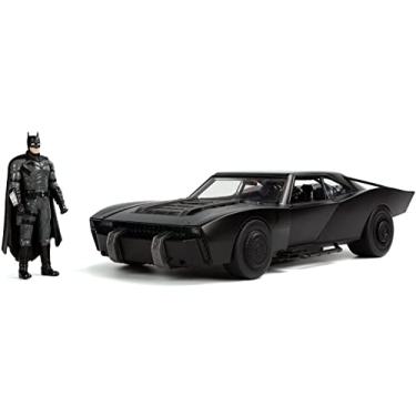 Imagem de MINIATURA BATMOVEL 2022 THE BATMAN COM BONECO E LUZES JADA TOYS