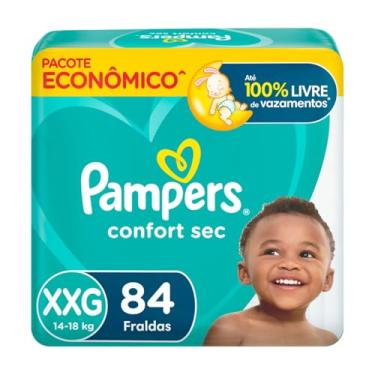 Imagem de Fraldas Pampers Confort Sec Tamanho XXG 84 Unidades