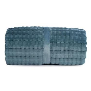 Imagem de Cobertor King Desert Altenburg Azul Balneário