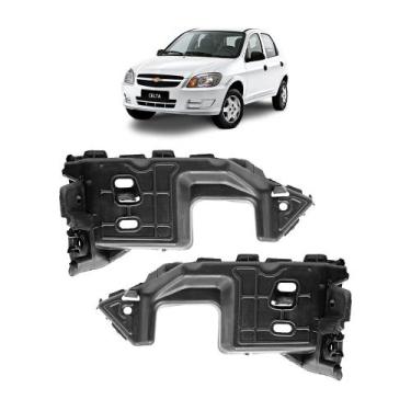 Imagem de Par Suporte Guia Parachoque Dianteiro Celta 2001 até 2015 - G Componen