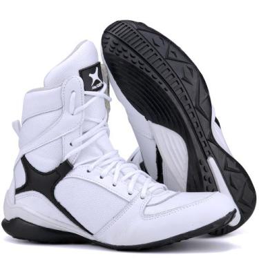 Imagem de tênis bota De Treino Musculação cano medio em couro - Mr gutt, 38