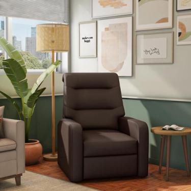 Imagem de Poltrona Reclinável Winner Marrom - Mobly