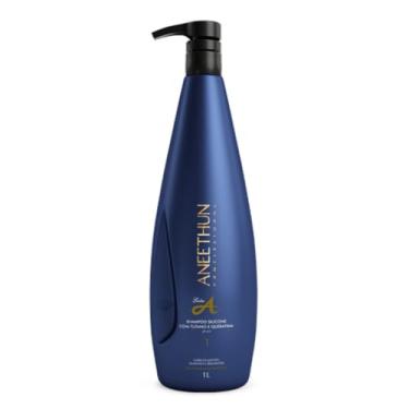 Imagem de Shampoo Aneethun Linha A, Limpeza Suave, Hidratação e Proteção para Todos os tipos de Cabelos, Revitaliza (1 Litro)