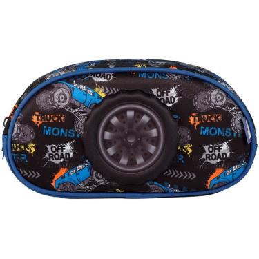 Imagem de Estojo Escolar Monster Truck Ys42428 - Yins - Azul