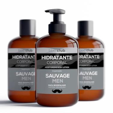 Imagem de HIDRATANTE Homem Cheiroso Inspirado em Sau-Vage Men BODY & BATH BRASIL Cremes Corporais com PERFUMES IMPORTADOS 1Un - 250ml