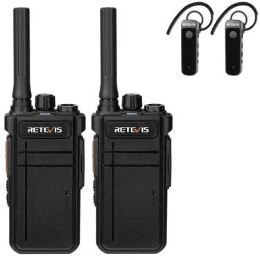 Imagem de Pacote com 2 rádios Bluetooth de 2 vias Walkie Talkies Retevis RB37