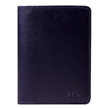 Imagem de Porta Passaporte em Couro Antifurto Artlux 400, Azul