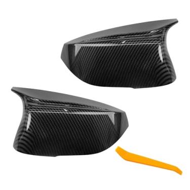 Imagem de OWITAT Compatível com Infiniti 2014-2022 Tampa do espelho do lado esquerdo e do passageiro direito, substituição da capa do espelho retrovisor lateral para Q50 Q60 Q70 QX30, capa de espelho retrovisor
