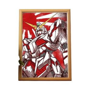 Imagem de Kawaii Japonês Estilo Showa Gundam Poster Adesivos Hd Arte Murais De P