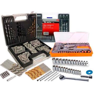 Imagem de Kit Jogo De Ferramentas 340 Peças Maleta Multiuso - MTX / Sparta