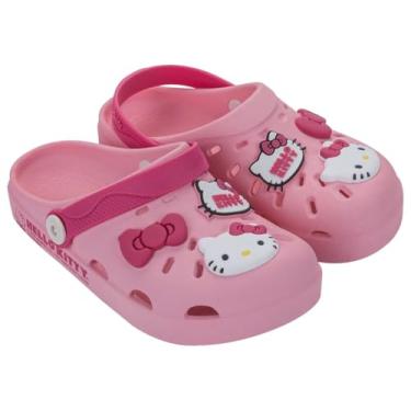 Imagem de Sandália Infantil Menina Babuch Grendene Kids Hello Kitty Rosa (Rosa, BR, Criança de 4 a 8 anos, Numérico, 28)