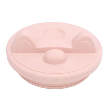 Imagem de Substituição de tampa de silicone lavável do suporte do telefone da tampa da tampa de garrafa para 40 oz de xícara de gato de gato de gato (Rosa empoeirado)