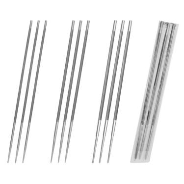 Imagem de TOTITOM Lixa de motosserra de 1,5 cm - Pacote com 12 lixas de afiador de motosserra redondas com alça antiderrapante confortável para manutenção eficiente da corrente