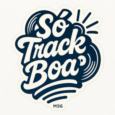 Imagem de Adesivo Carro/Moto 'Só Track Boa' Estilo Retrô