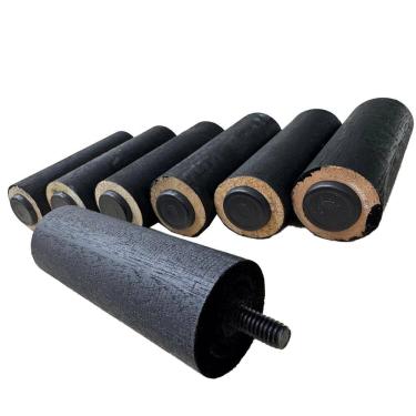 Imagem de Pés Madeira 13cm - Kit com 7 Unidades Pezinho Cama Box