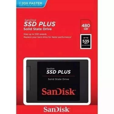 Imagem de Ssd Sandisk Plus 2.5Sata Iii 6Gb/S 480Gb