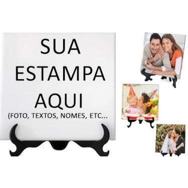 Imagem de Azulejo Personalizado 20x20 com sua foto/arte/logo/mensagem …