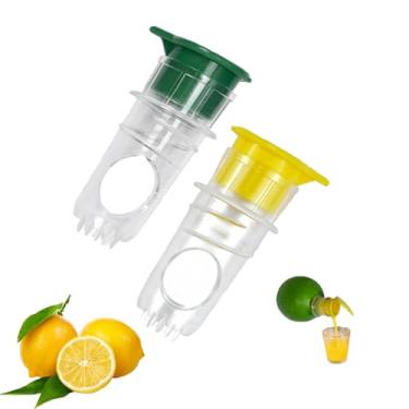 Imagem de Espremedor de limão, espremedor de limão com tampa de parafuso, espremedor de limão manual com filtro embutido, espremedor de limão para amantes de suco fresco