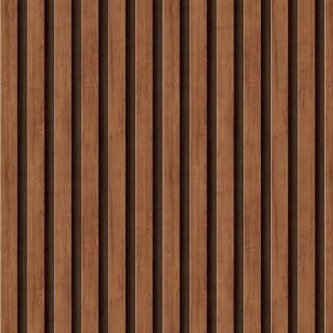 Imagem de Papel De Parede Madeira Adesivo Ripado 10 Metros Lavável 3d Autocolant