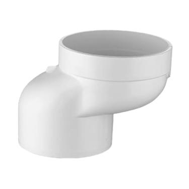Imagem de XLWLLNJ Adaptador de deslocamento de flange de vaso sanitário Conector de PVC flexível para limpeza de banheiros Encanamento e sistemas de drenagem Reparo, 17x11.4cm