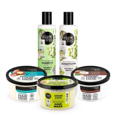 Imagem de Kit Cronograma Capilar Essencial base Hidratação Organic Shop