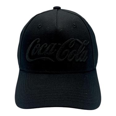 Imagem de Boné Coca Cola Masculino Bordado Especial Logo Frontal 40250 Preto-Masculino