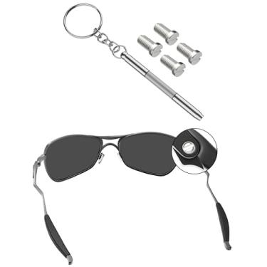 Imagem de BLAZERBUCK Chave de fenda e 4 peças de parafusos para óculos de sol Oakley Crosshair 1.0 2005