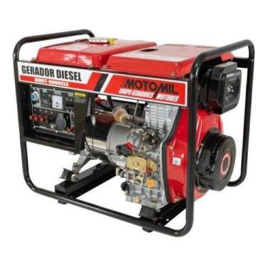 Imagem de Gerador a Disele MDGT-5000CLE 5KVA TRIF 60 HZ Motomil, 220/380V