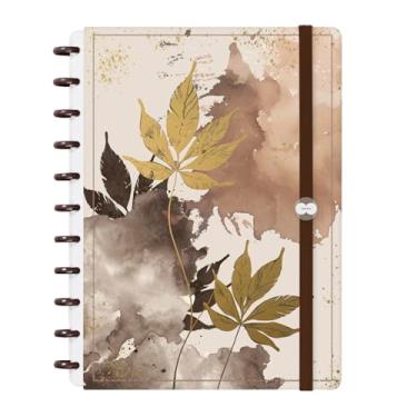 Imagem de Caderno De Disco Iscool Inteligente Soft Breath Gold Foliage G
