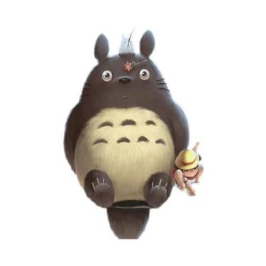 Imagem de Decoração De Café Infantil Quarto Hayao Miyazaki Anime Tela Pintura Me