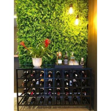 Imagem de Jardim Vertical Amazônia Placa 0,25x0,25 Revestimento Artificial Casa 