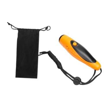 Imagem de UGPLM Apito elétrico de alto volume com cordão para esportes ao ar livre, apito para treinadores, treinamento de cães de sobrevivência, vôlei e futebol, Amarelo
