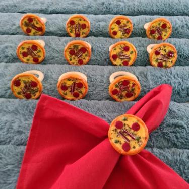 Imagem de Kit 08 Anéis Porta Guardanapo Argola Prendedor Mesa Posta - Criarte Op