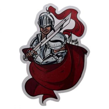 Imagem de Adesivo Vinil Impermeável Ogum 10X13Cm - Escolha O Modelo