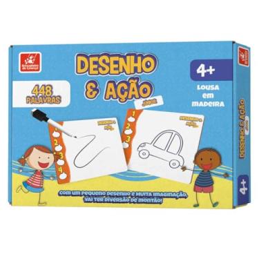 Imagem de Jogo Desenho & Ação, 2 à 12 Jogadores, Crianças +4 Anos