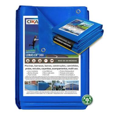 Imagem de Lona CK300 Cobertura 2.5x2.5 Metros Azul Impermeável - Cikala